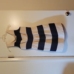 Cute sleeveless striped dress!